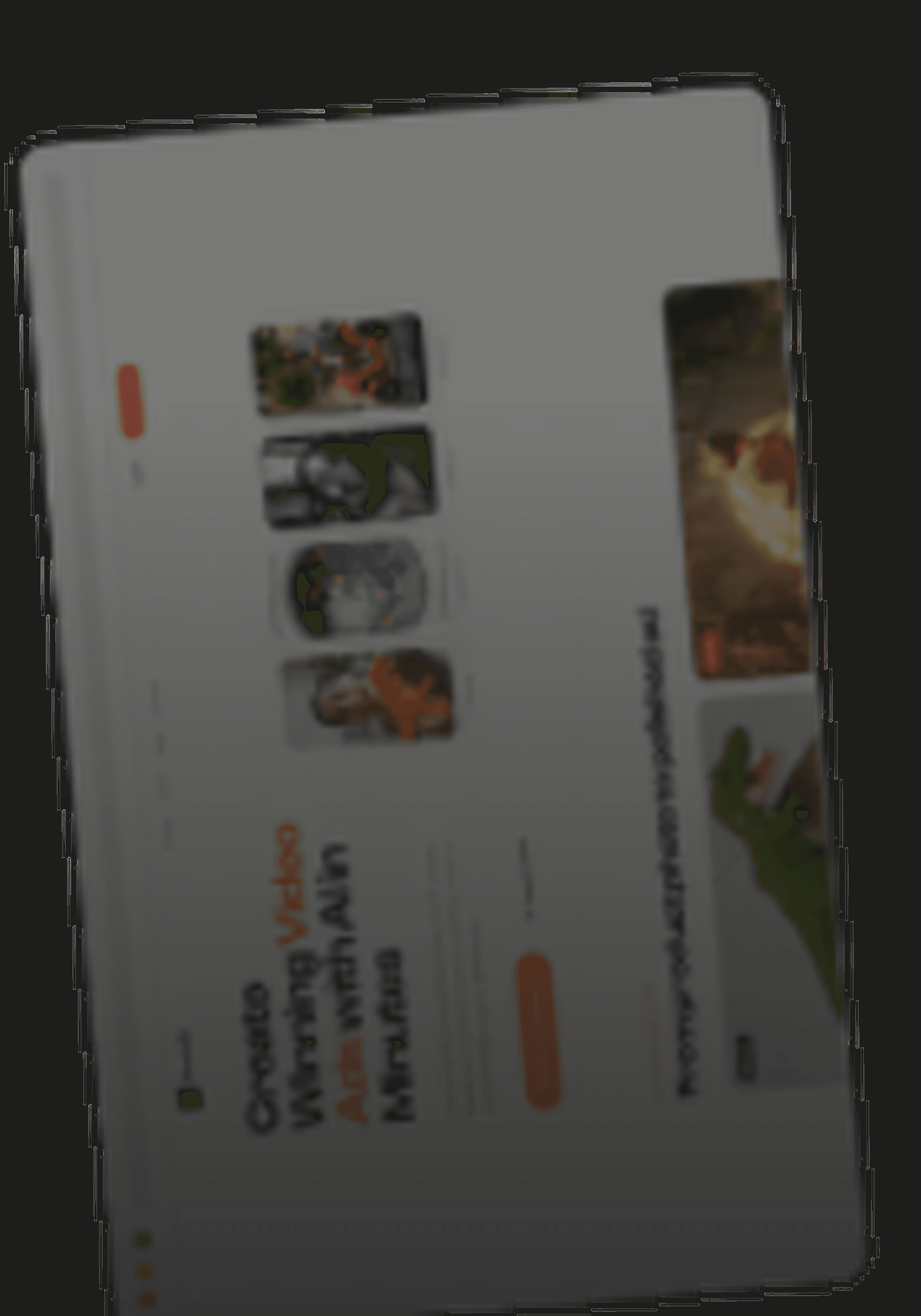 Edit and publish interface in dark theme